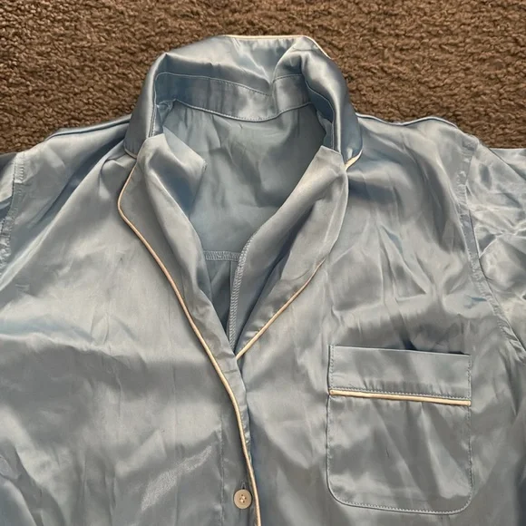 NWOT Never Worn Mentionables Satin Pj Set - Picture 2 of 3